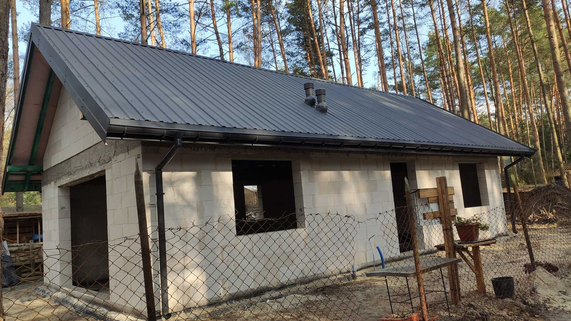 Domy w Staszowie - stan surowy otwarty z dachem | działka 12a