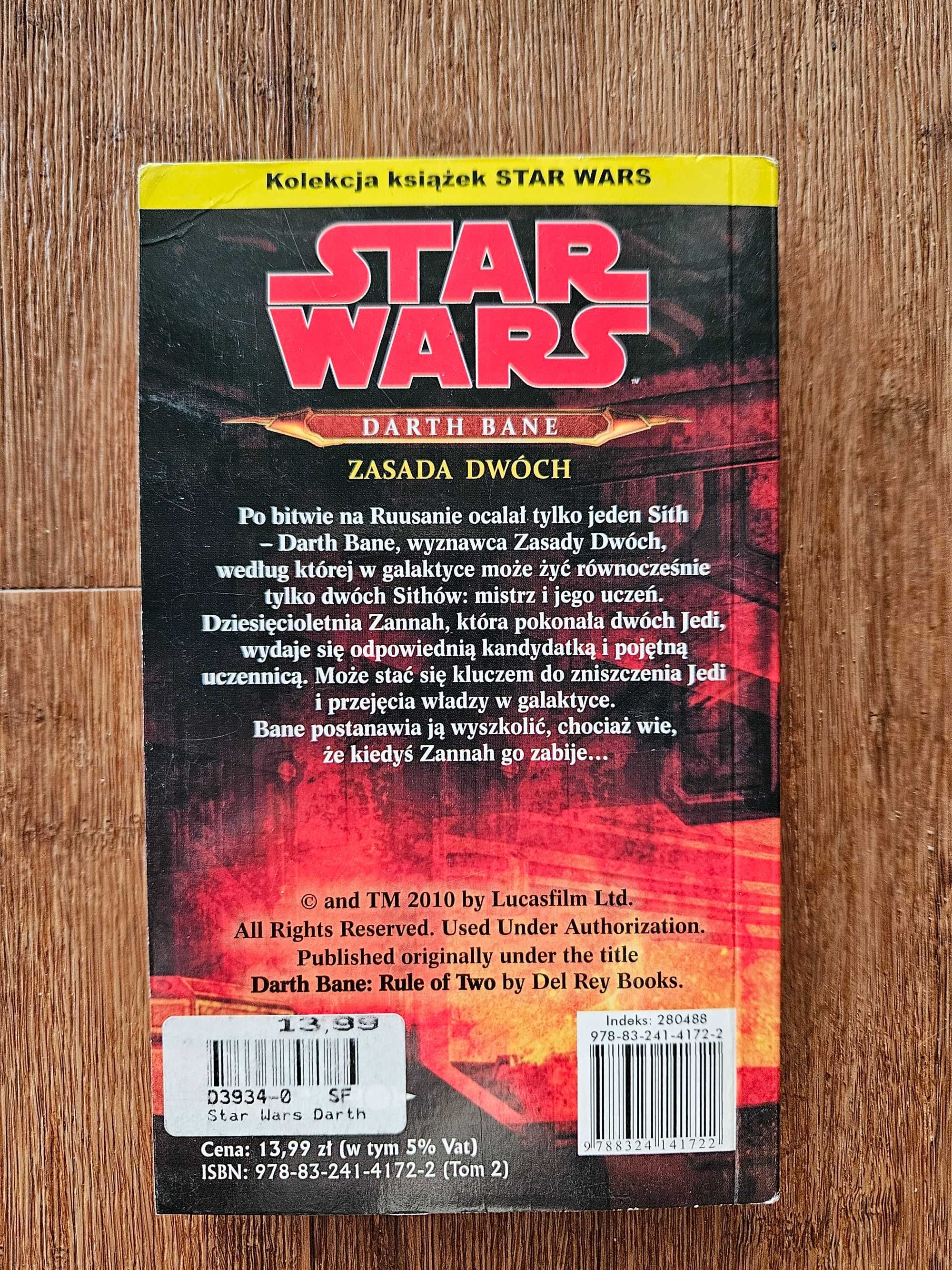 Star Wars Droga Zagłady, Zasada dwóch, Dynastia zła, Drew Karpyshyn