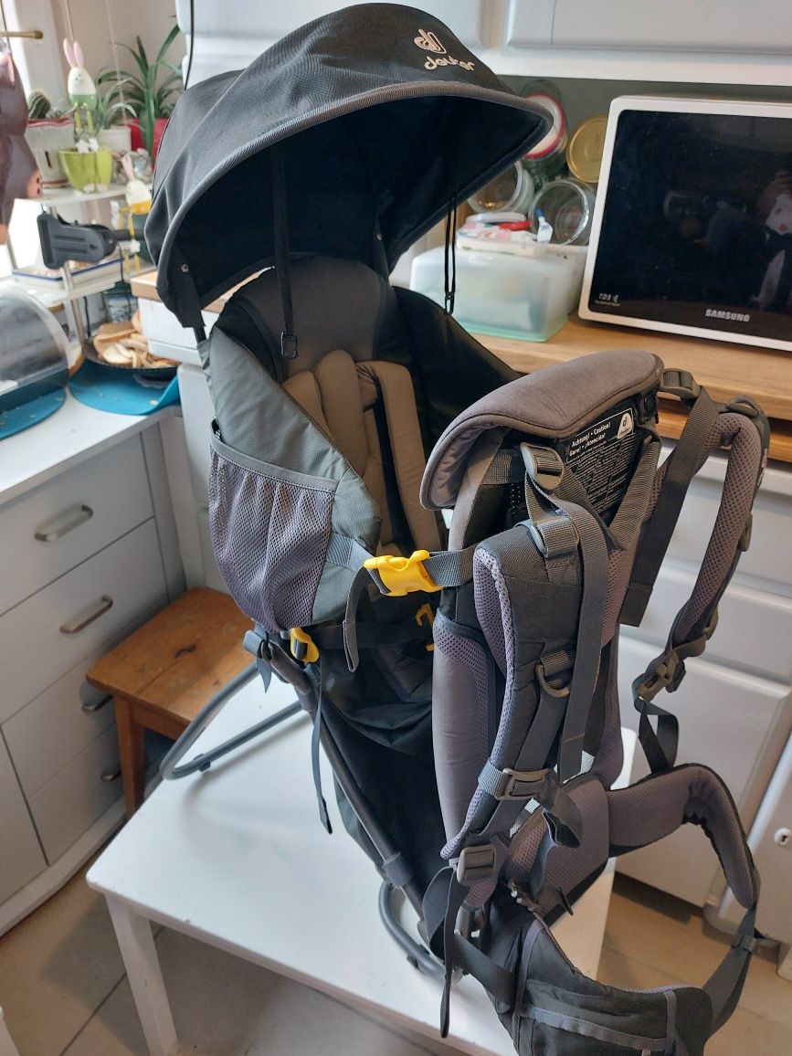 Nosidełko DEUTER turystyczne Kid Comfort 1 BARDZO DOBRY STAN