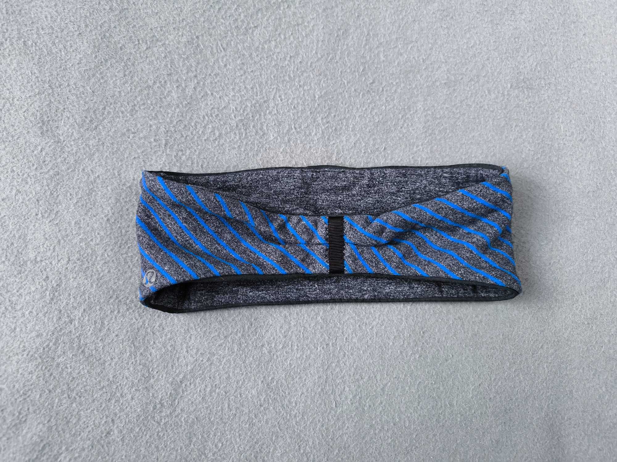 Двусторонняя повязка на голову Lululemon, с логотипом для бега