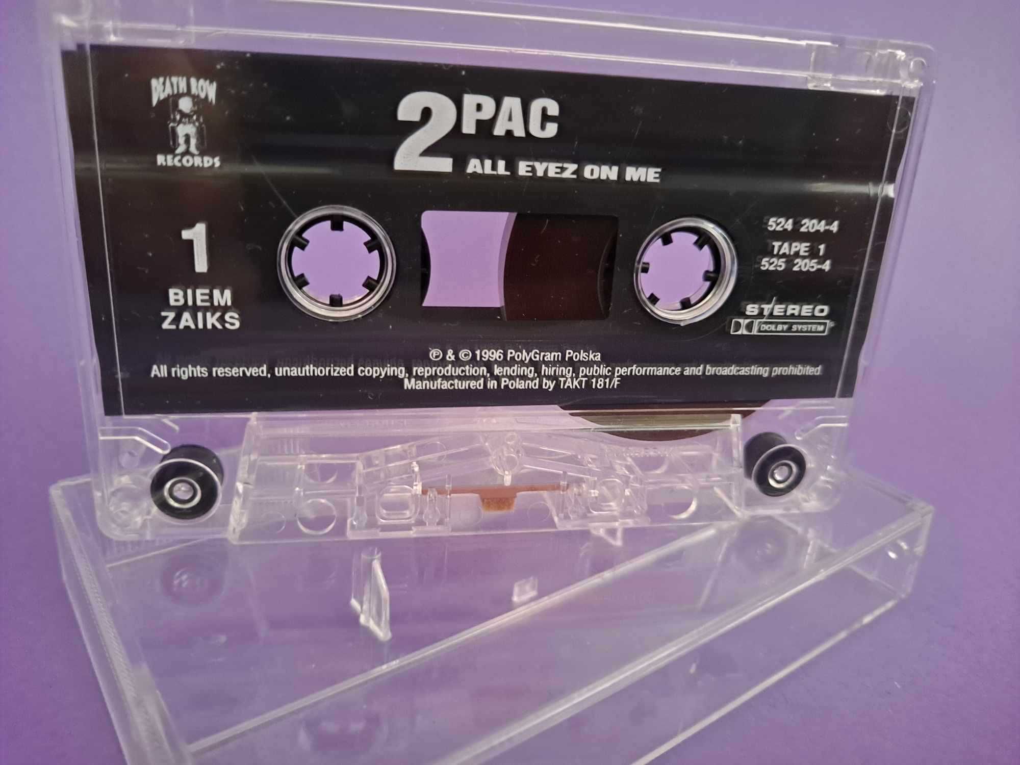 2Pac – All Eyez On Me , kaseta magnetofonowa 1996 Poland cz.1