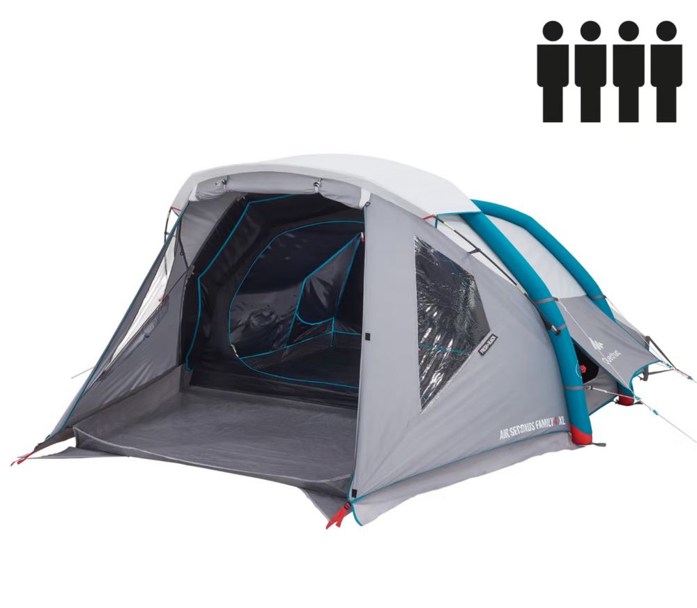 Tenda quechua Air Seconds family 4 XL Fresh & Black