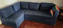 Sofá cama com arrumação