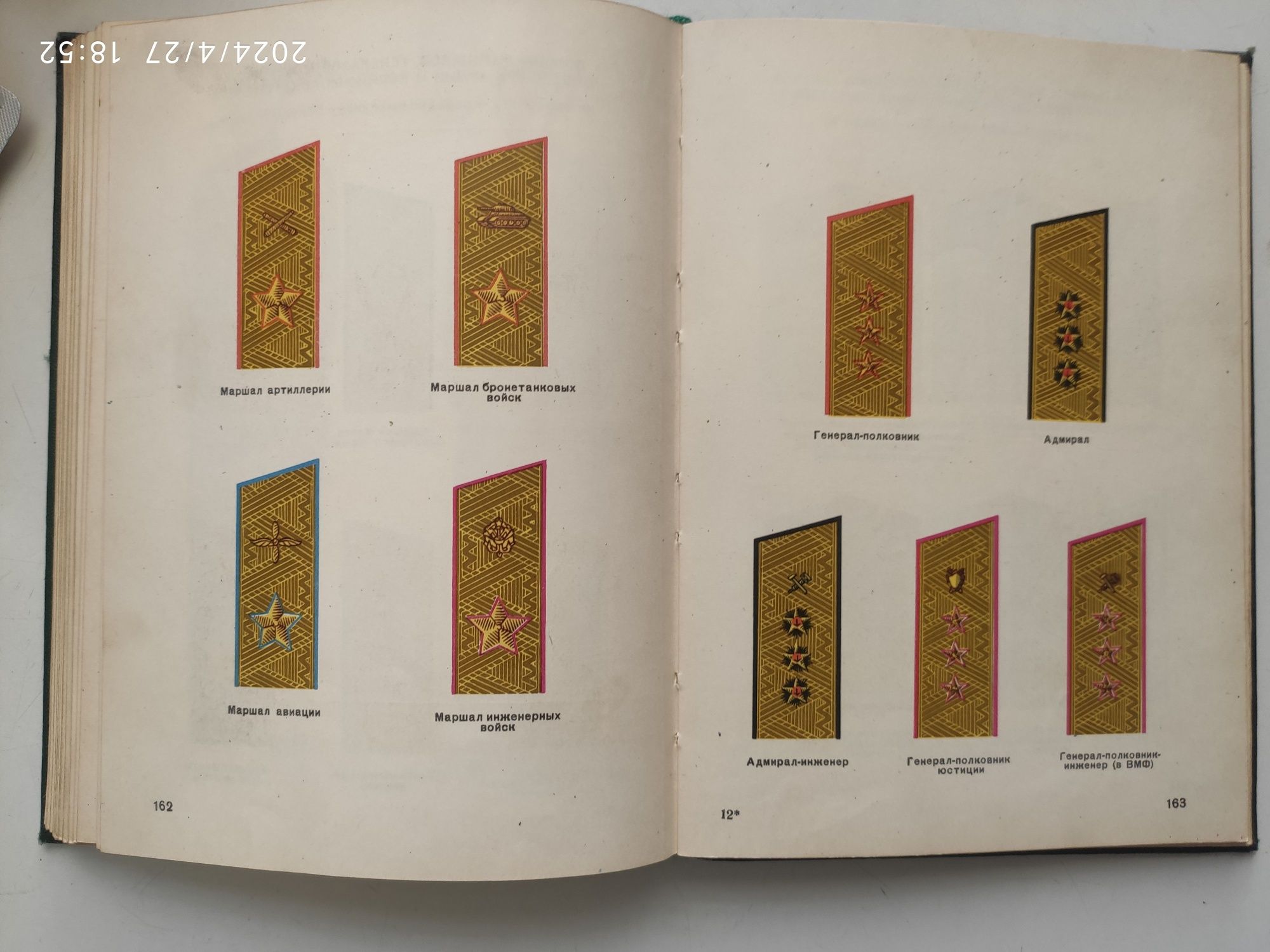 Книга правила ношения военной формы одежды ссср