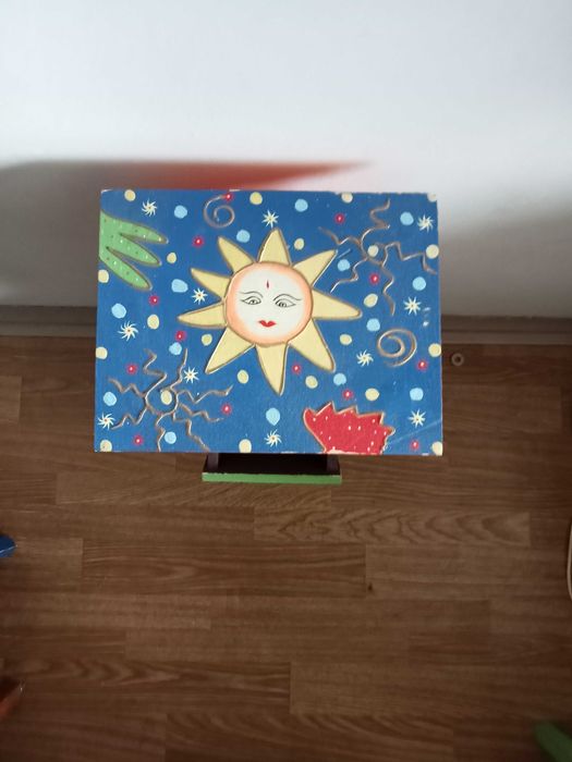 krzesełko szafka dziecięca kolonialne