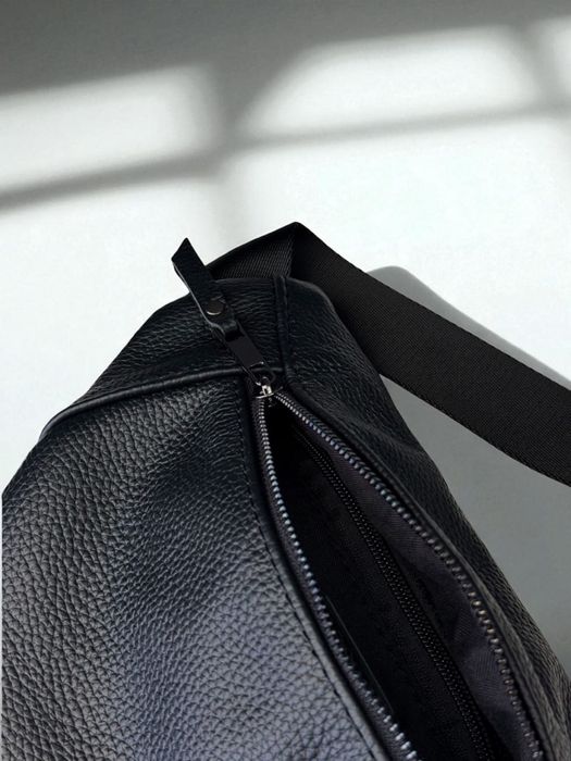 Шкіряна чоловіча сумка бананка|мужская кожаная сумка бананка барсетка