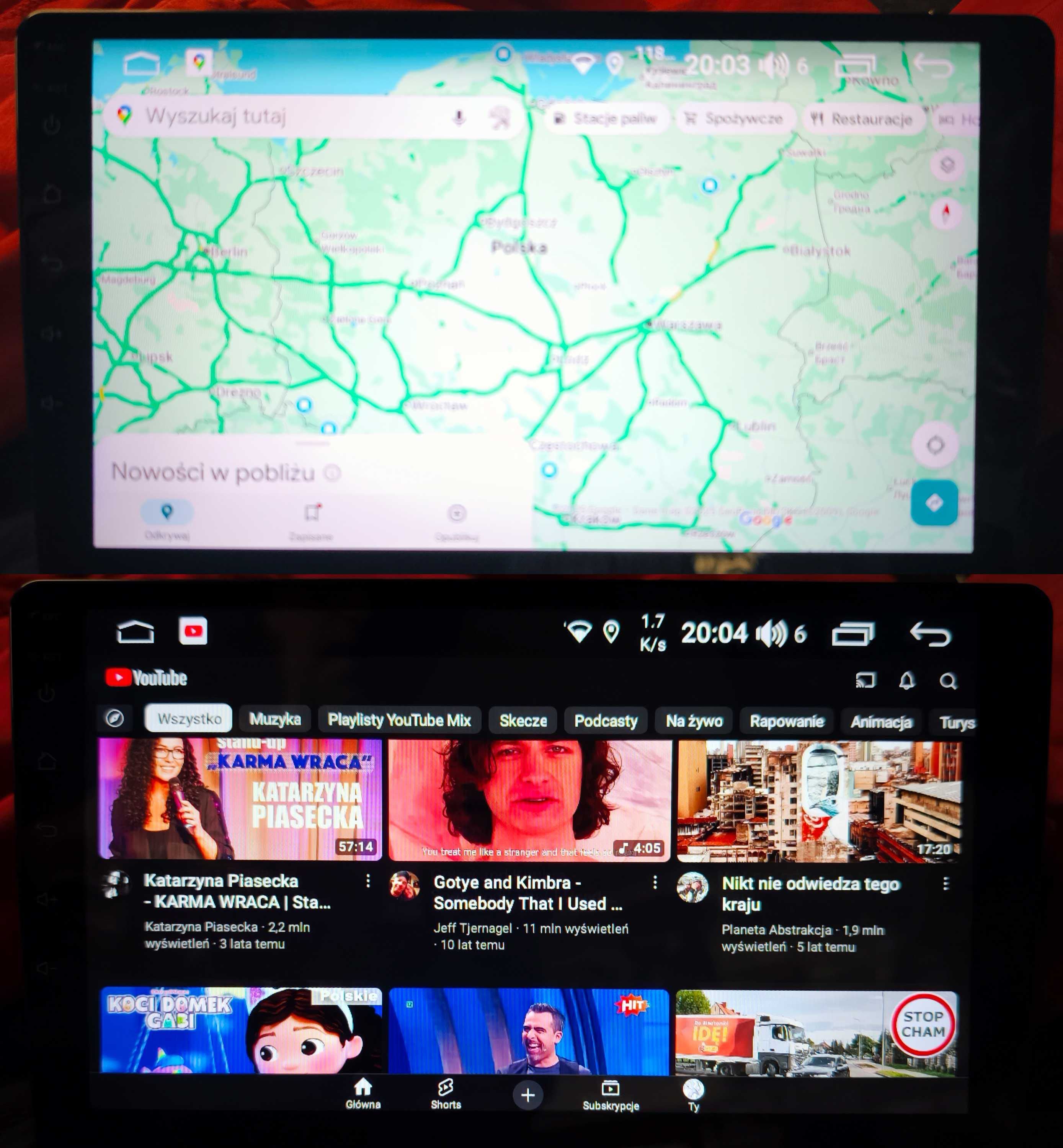 Radio stacja android GMS 9985T 4GB+32GB / UIS7862a / peugeot / CAN-BUS