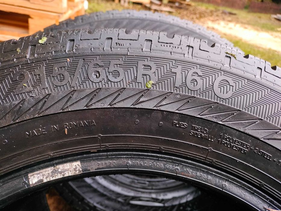 Opony wzmacniane 215/65/16C zimowe 6-6,5 mm