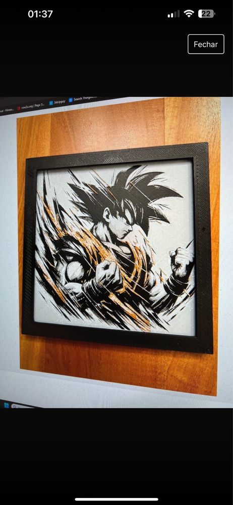 Dragonball - Hueforges , Quadros 3d Printed