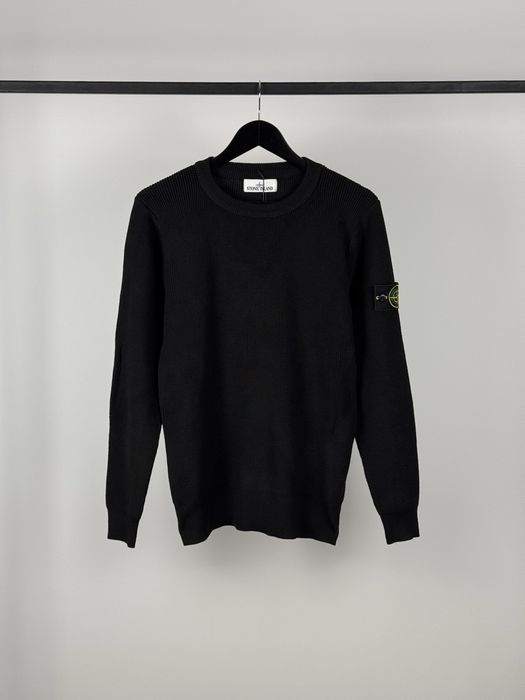 Sweater stone island чорний светр стон айленд