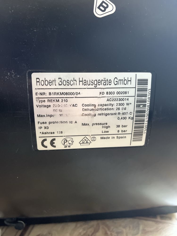 Klimatyzacja bosh rekm 210
