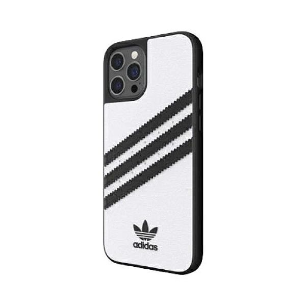 Etui Adidas OR Moulded Case PU na iPhone 12 Pro Max - biało-czarne