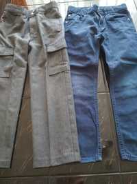 Spodnie chłopięce materiałowe r 110 /116  (wymiary)