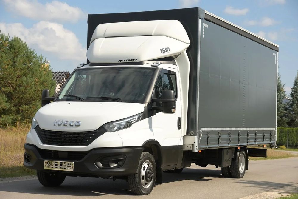 Iveco DAILY=50C18=3.0HPi=FIRANKA=5.50M=3.5T=LED  oRyGiNaŁ / DMC 3.5T / 50-180 / Max Rozstaw / 2X FIRANKA+DRZWI / IMPORT