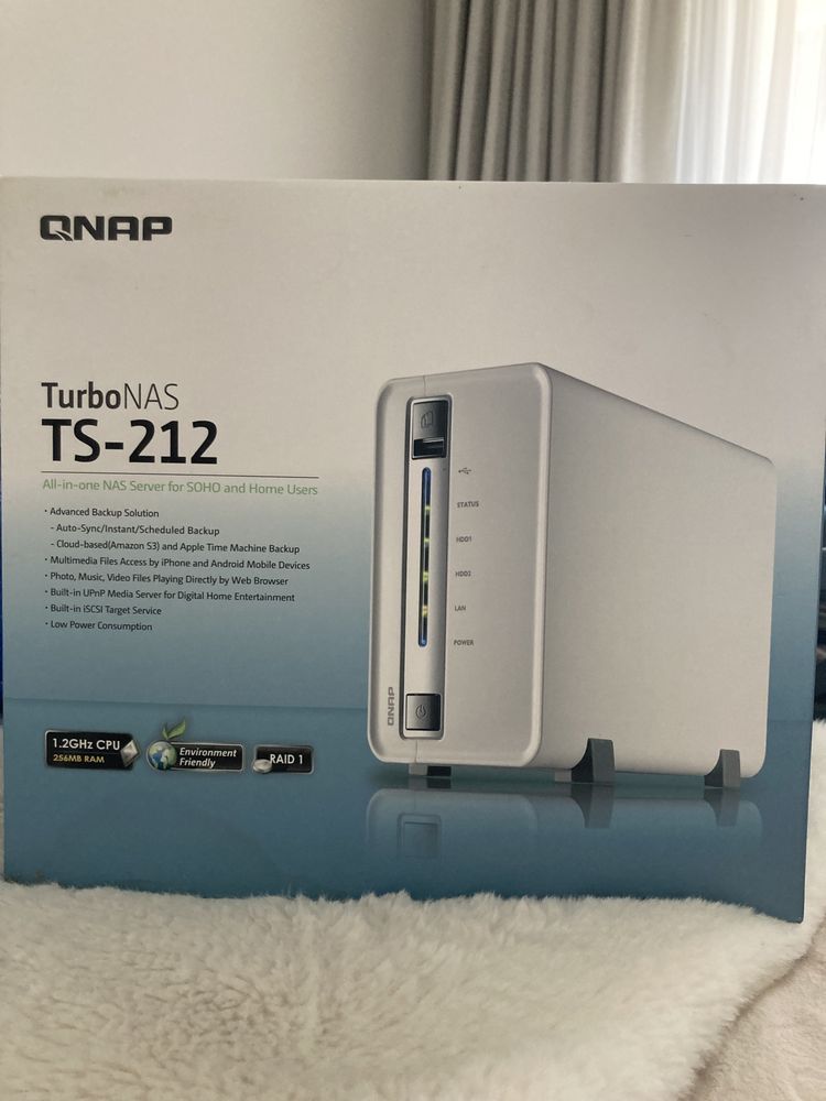 Dysk sieciowy QNAP TS-212 Turbo NAS