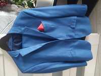 Niebieski garnitur