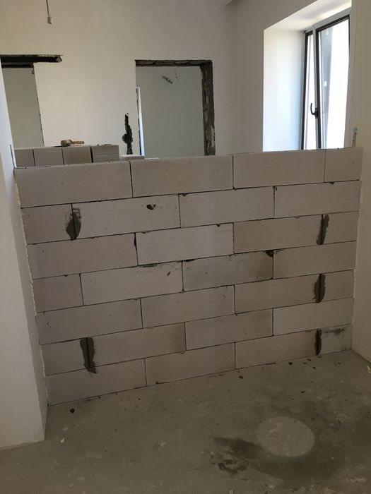 Кладка газоблока,газобетона,каменщики,перепланировка,демонтаж,ремонт