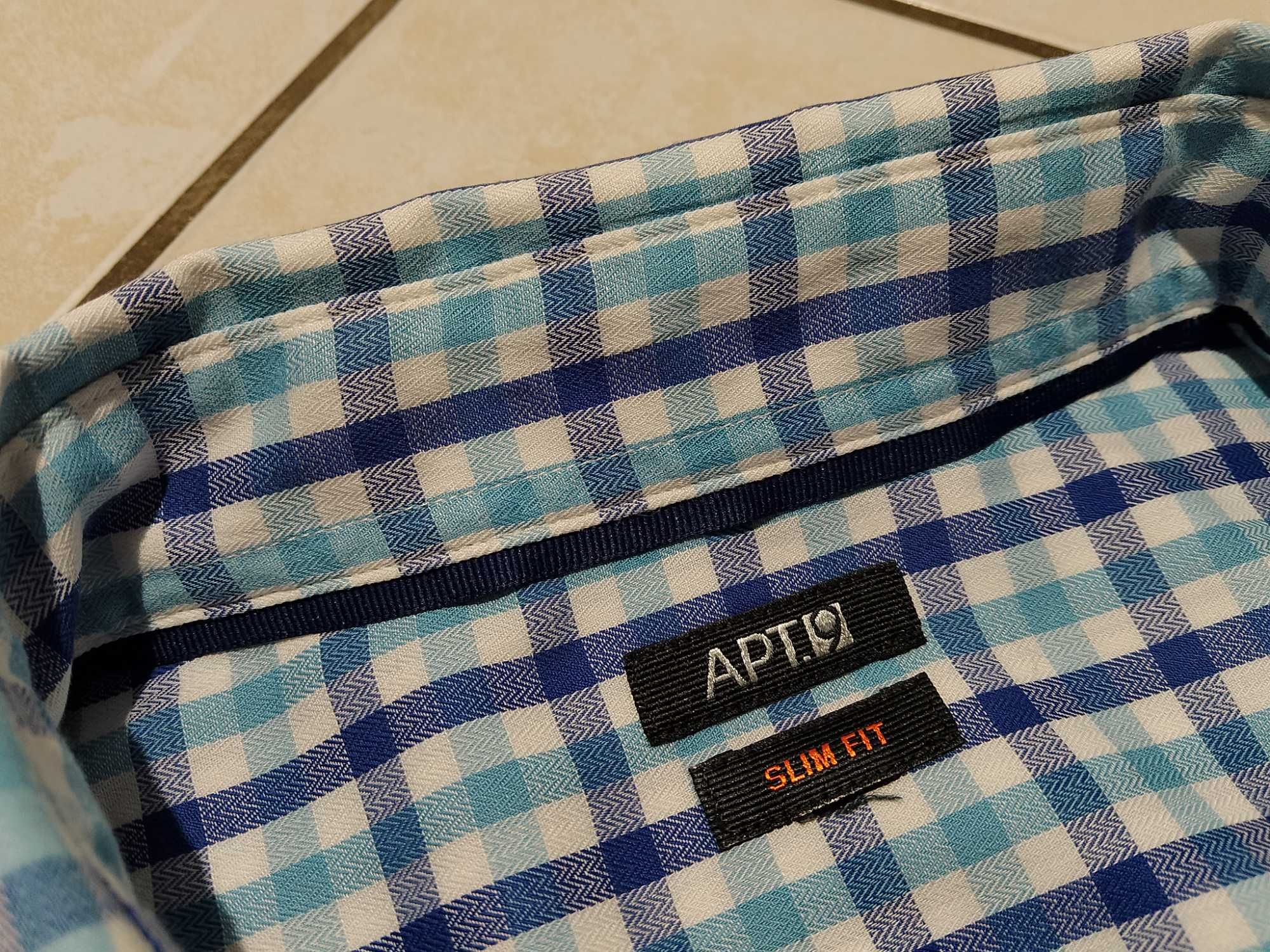 APT 9 USA - NOWA! Koszula Męska krótki rękaw rozmiar XL