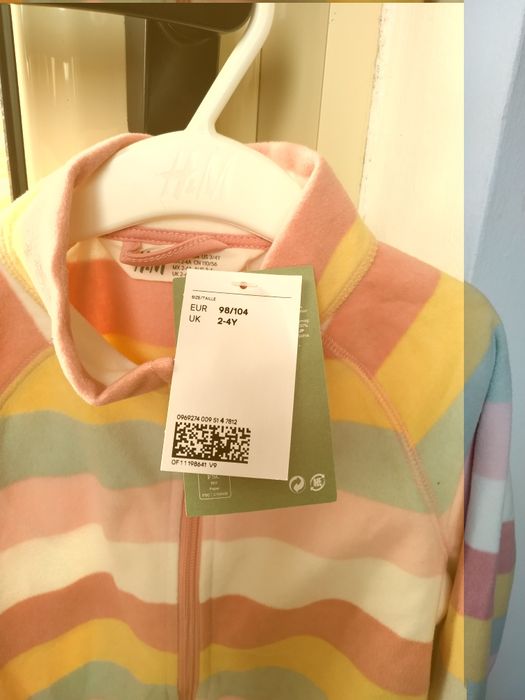 Casaco polar multicolorido da H&M