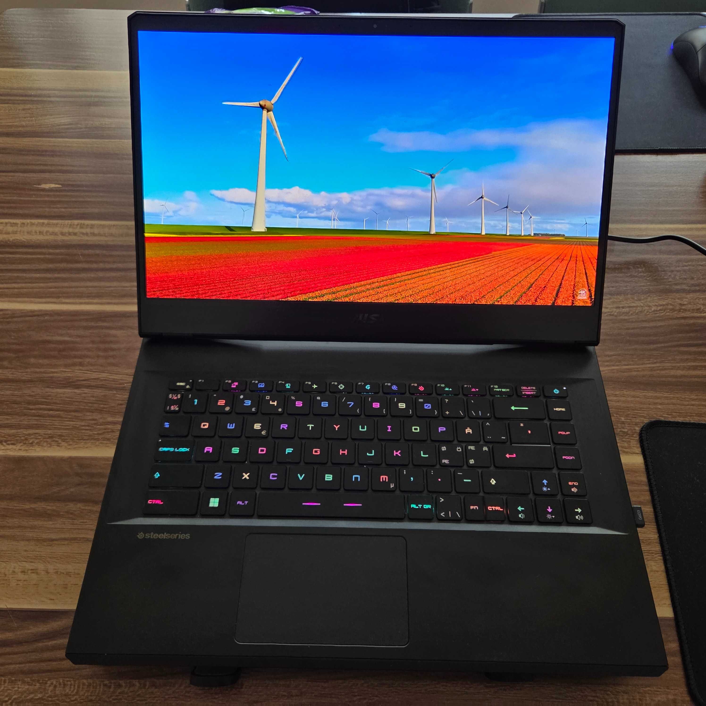 MSI 15,6" z AMOLED QHD 240Hz HDR i7 12700h 32gb ram DDR5 RTX3060 1TB