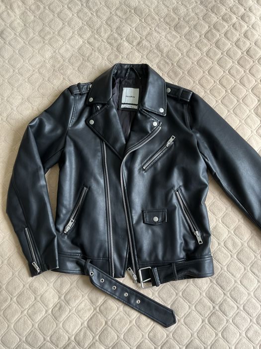 Чоловіча косуха зі штучної шкіри Pull&Bear