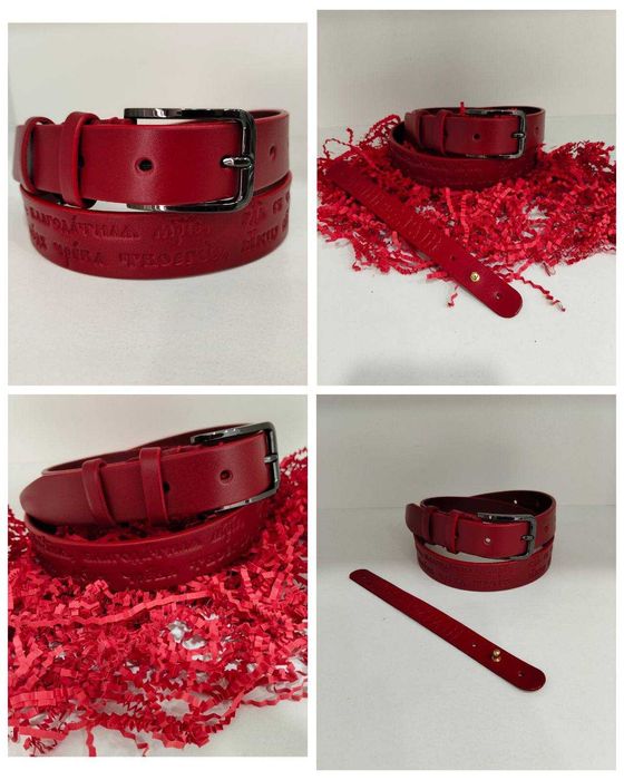 ПІД ЗАМОВЛЕННЯ! Ремні для віруючих УПЦ, браслети шкіряні, чотки