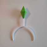 Opaska do włosów The Sims plumbob kryształek Simsy