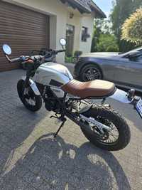 Motocykl motor 125cc Zipp Scrambrell  idealny stan