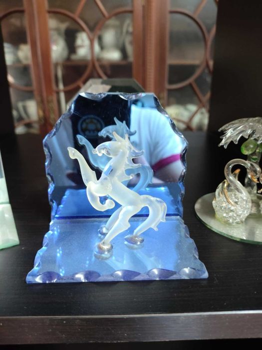 4 Peças decoração, em Cristal, Arte Yongxin - Antigo Vintage