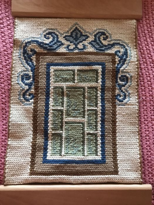 Quadro em Arraiolos - janela Maluda