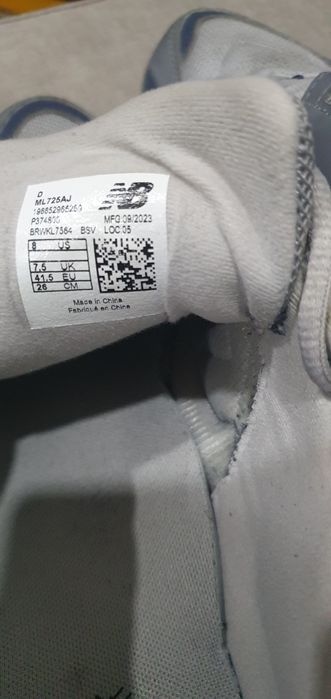 New balance 725 cinza