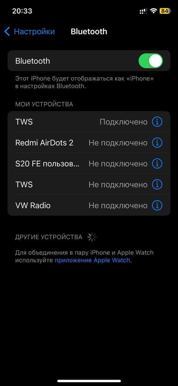 Наушники беспроводные TWS E7S