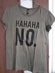 T-shirt Sinsay butelkowa zieleń rozm M