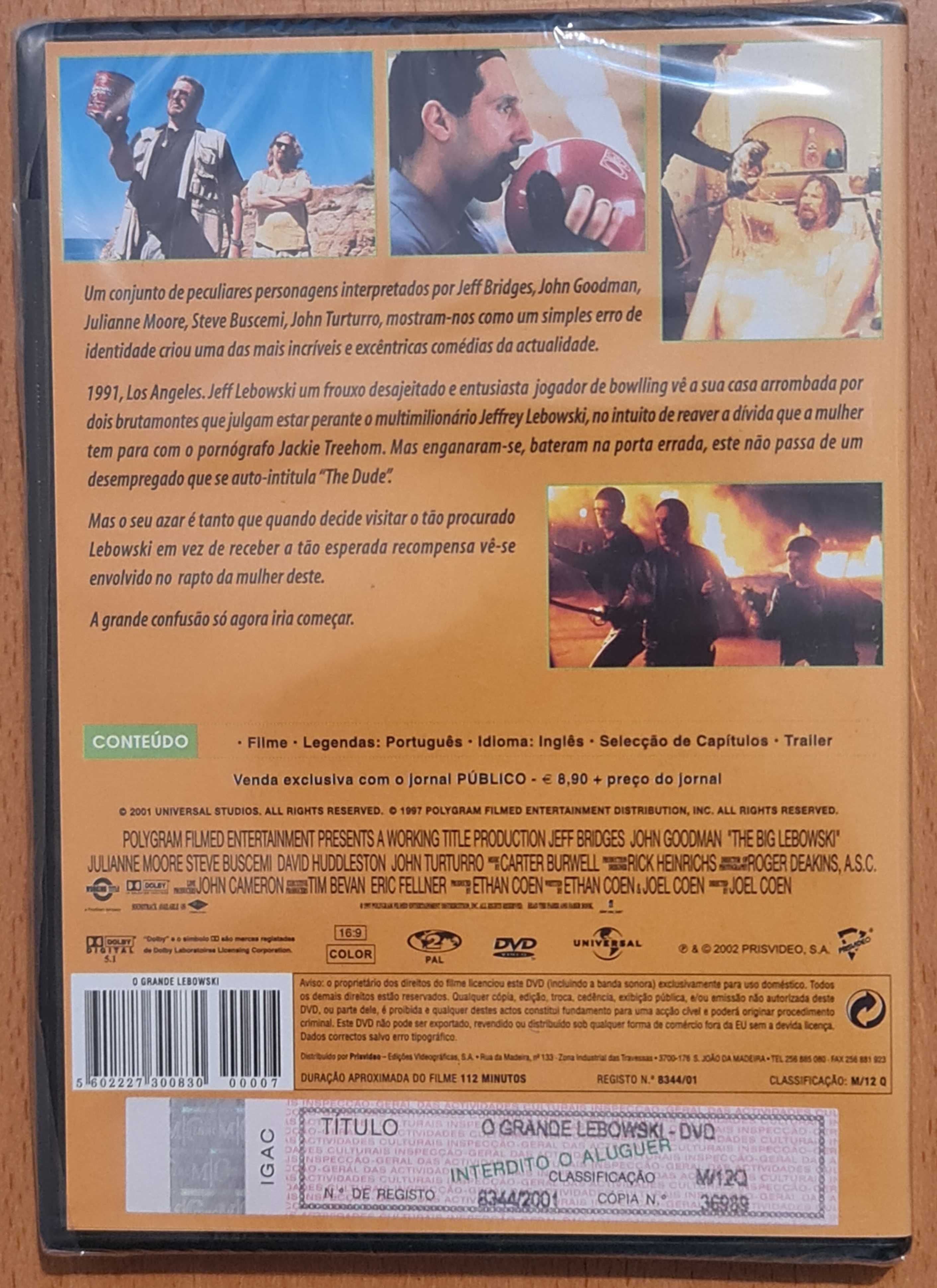 Filme DVD original O Grande Lebowski (NOVO)