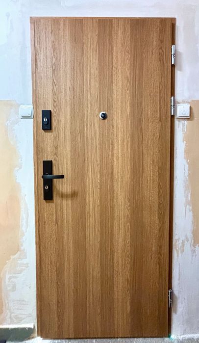 NOWE Drzwi wejściowe POL SKONE + ościeżnica antywłamaniowe okazja