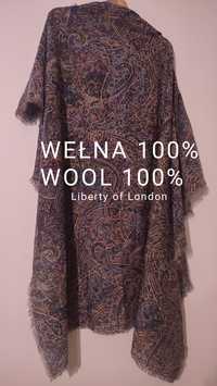 Chusta wełniana Liberty od London Paisley 132 x132