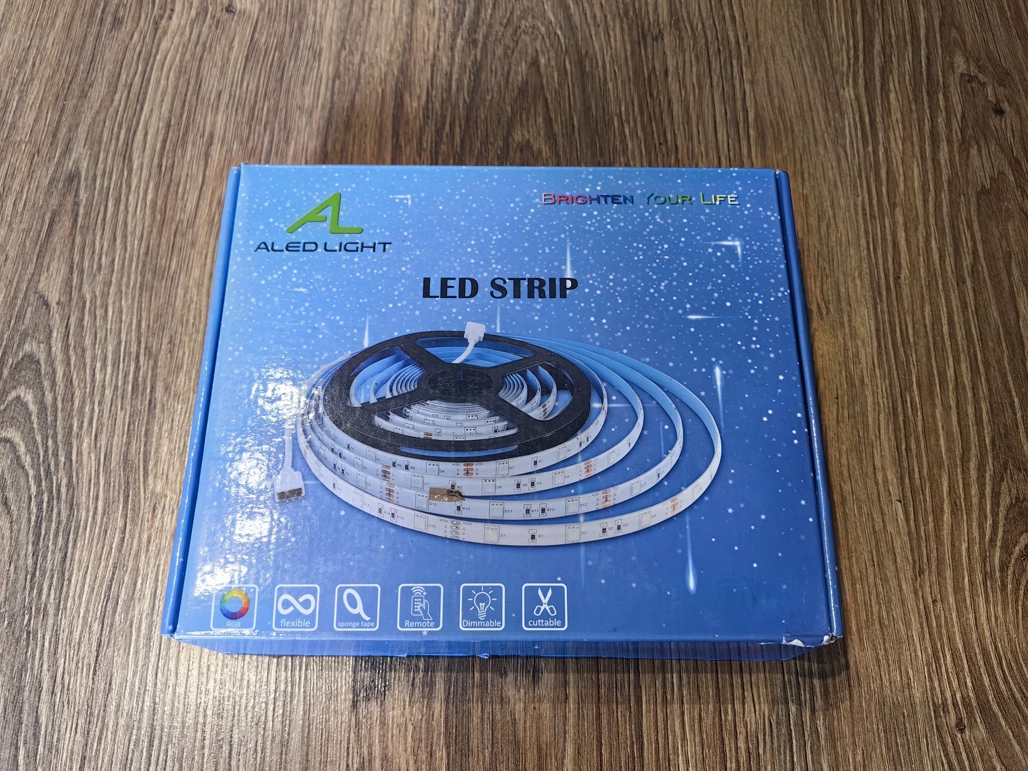 Taśma Led Strip aled light 5 m RGB pilot nowa DPD