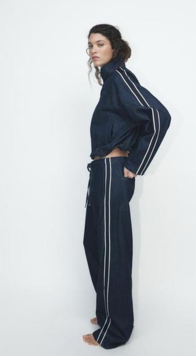 Джинсовые брюки зара