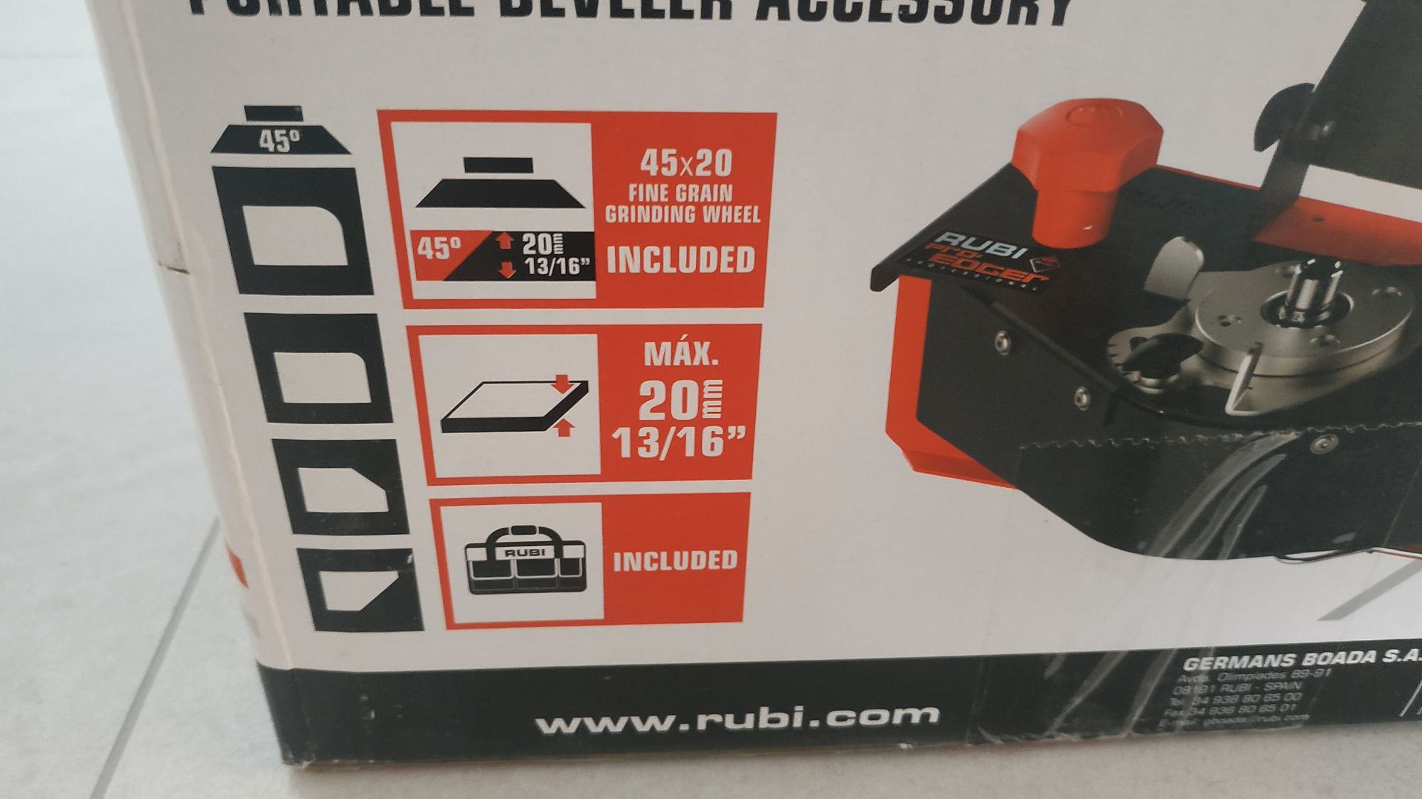 Rubi Przystawka Do Ukosowania Gresu Proedger