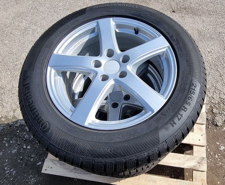 NOWE felgi 17&quot; opony zima T-roc Q3 Q5 Tarraco Tiguan Kodiaq 215/65R17