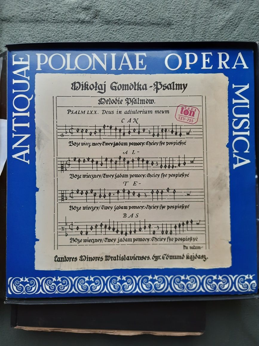 Melodie Psałterz Mikołaja Gomółki Vinyl winyl