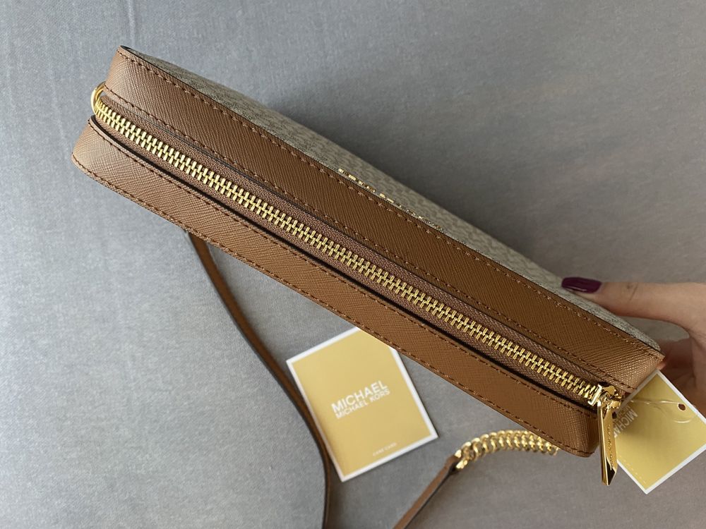 Oryginalna listonoszka MK Vanilla jet set crossbody