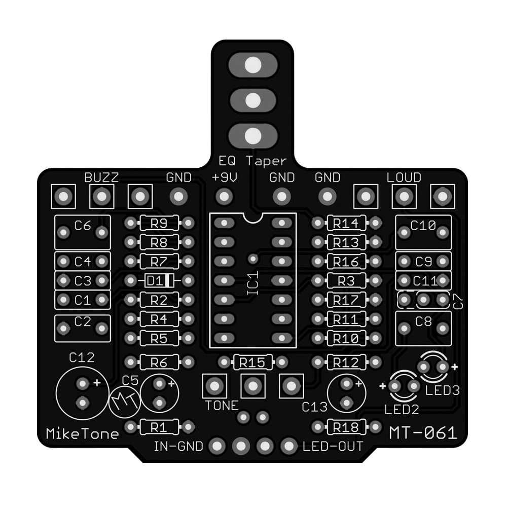 Keeley Rotten Apple Fuzz - płytka PCB