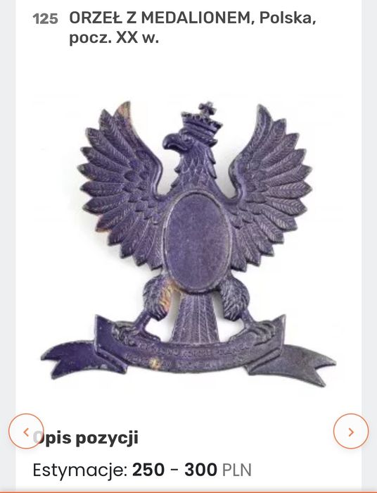 Ryngraf patriotyczny II RP pocz. XXw.