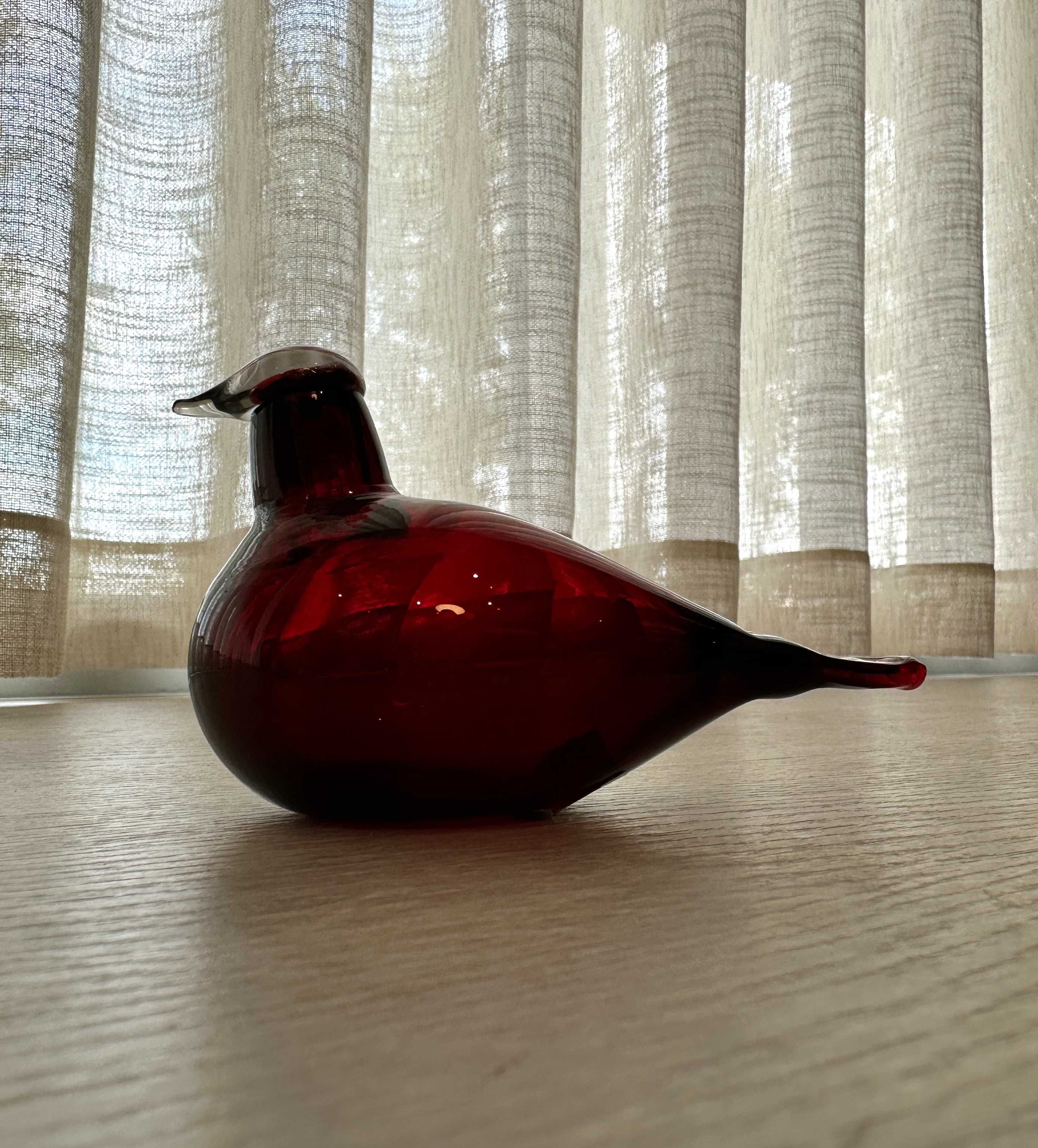 Iittala - Birds by Toikka - Little Tern cranberry - novo