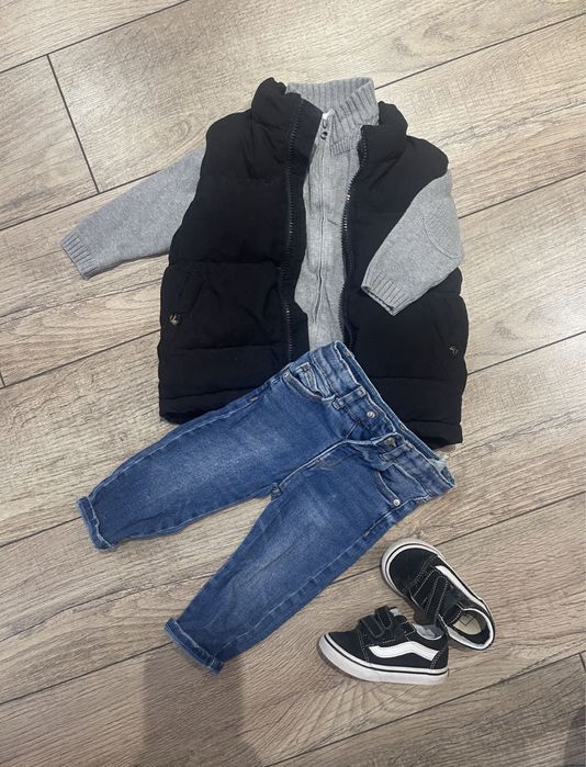 Джинси кофта Zara, безрукавка HM 86р