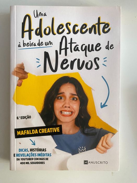 Livro uma adolescente à beira de um ataque de nervos