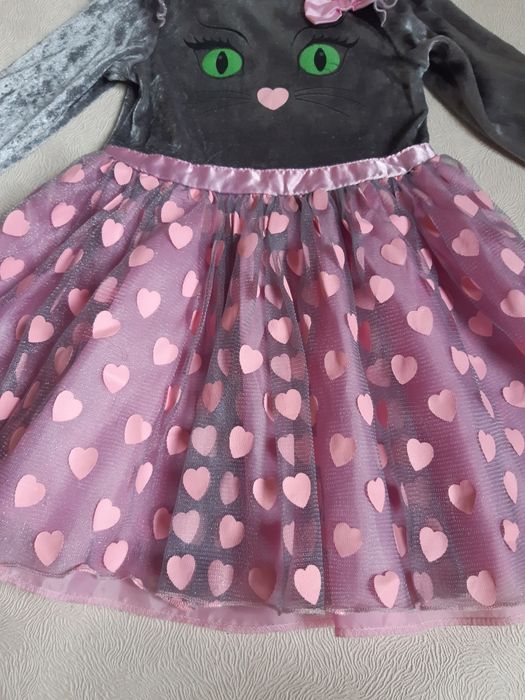 Карнавальна сукня  кішка,киця,кицюня 3-4р Tu