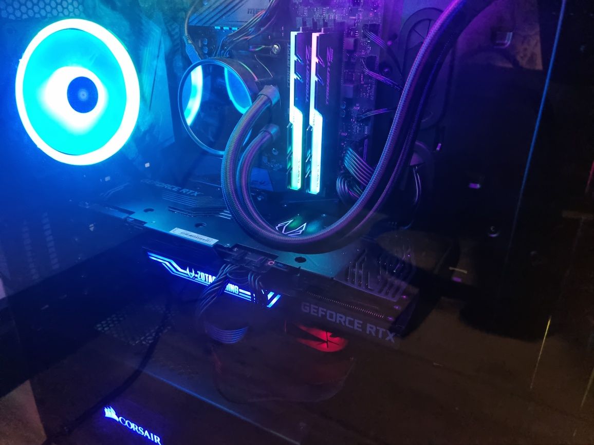 Komputer 32gb RGB 4k rtx 3090 gaming ryzen 5700x gwarancja