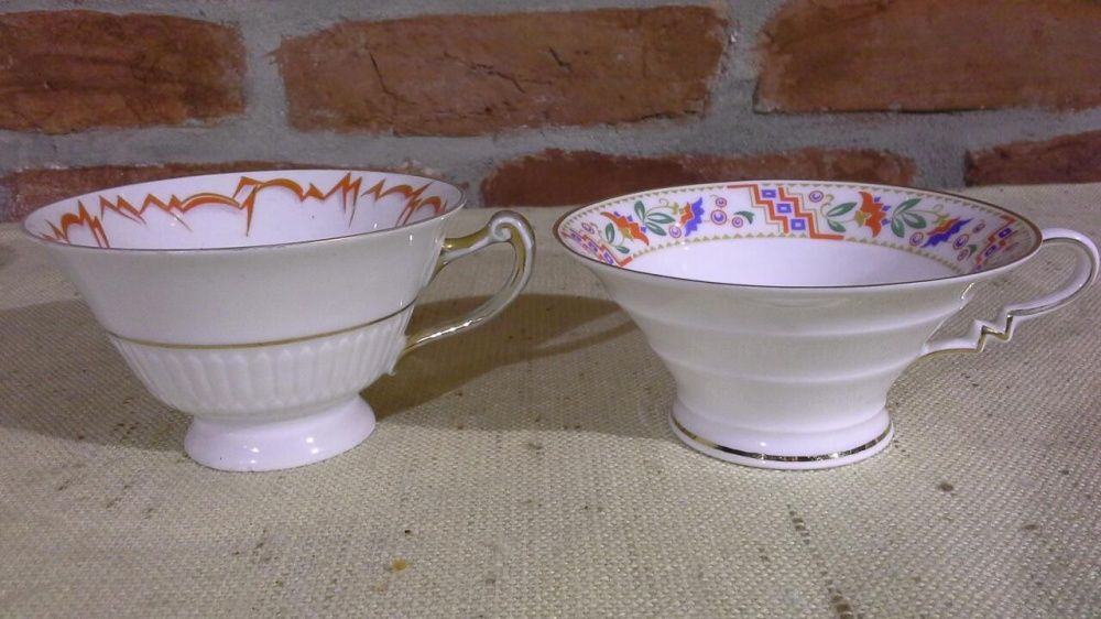 Filiżanki Rosenthal,Hutschenreuther, Paul Miller,Saxonia, Art Deco